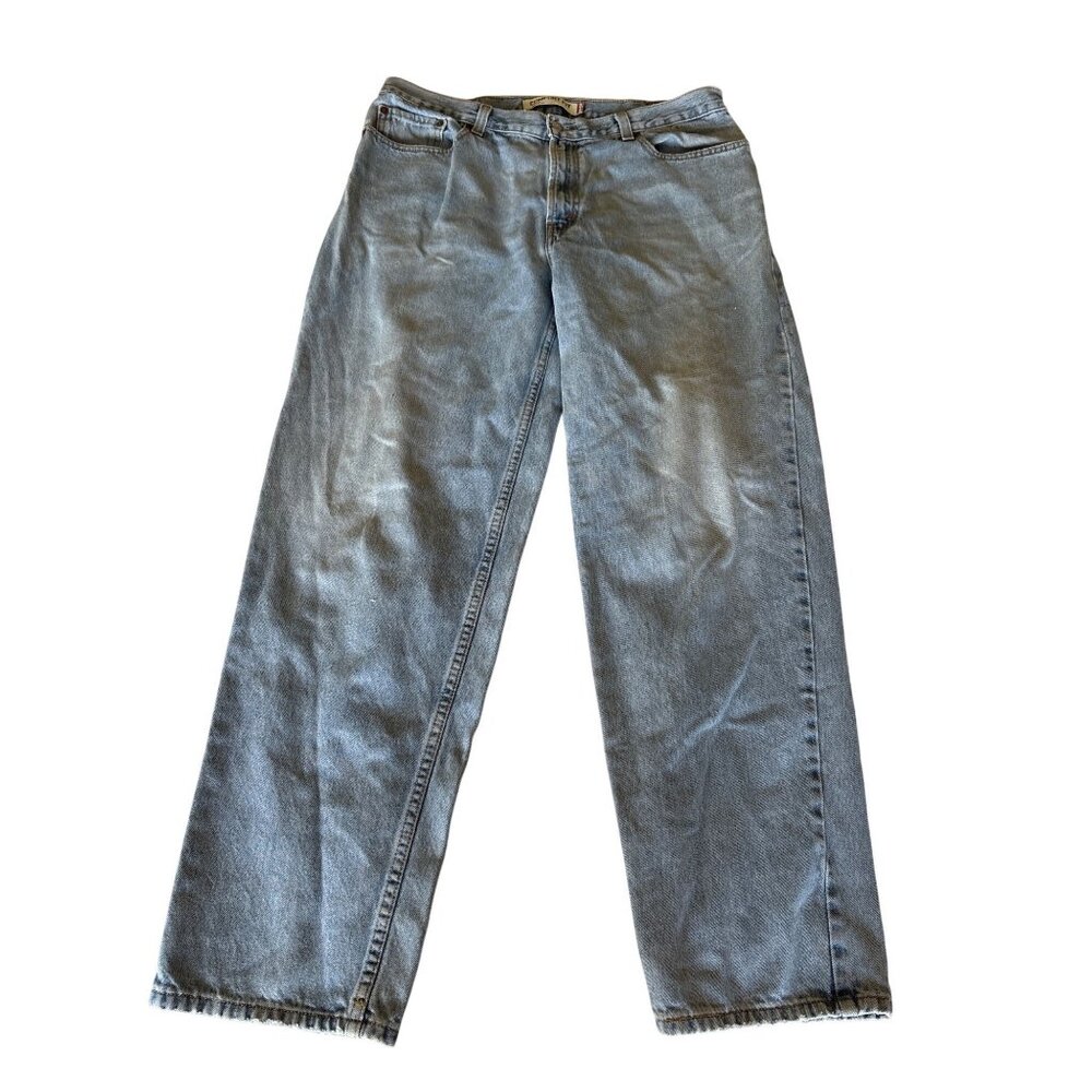 Y2K Levis 560 Comfort Fit Mens Jeans W38 L34 90s Light Wash Relaxed Tapered Leg